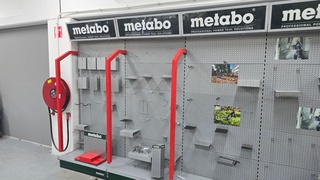 Gereedschapstelling Metabo, gereedschapstelling, groen grijs rood
